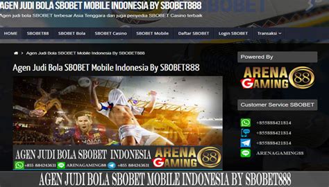 SBOBET888 : Situs Judi Bola Online Terlengkap dan .